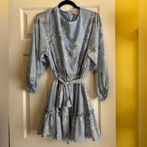 Flying Tomato Light Blue Floral Dress